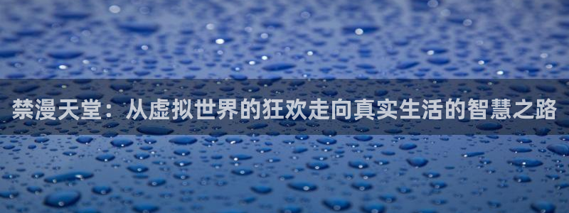 omofun弹幕网：禁漫天堂：从虚拟世界的狂欢走向真实生活的智慧之路
